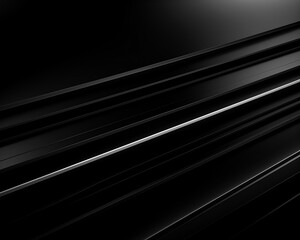 Abstract dark gray wavy line background graphic design. Textured backdrop. Elegant black modern architecture art.