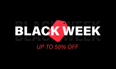 black week sale - obrazy, fototapety, plakaty