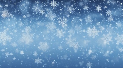 Fototapeta premium christmas snowflakes. Generative AI