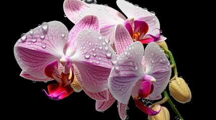 Beautiful Orchids . Mother's day concept with a space for a text. Valentine day concept with a copy space.