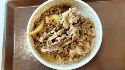 Beef bowl, Japanese food
