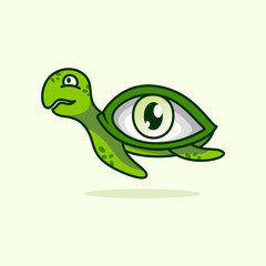 turtle and the eyes in its shell