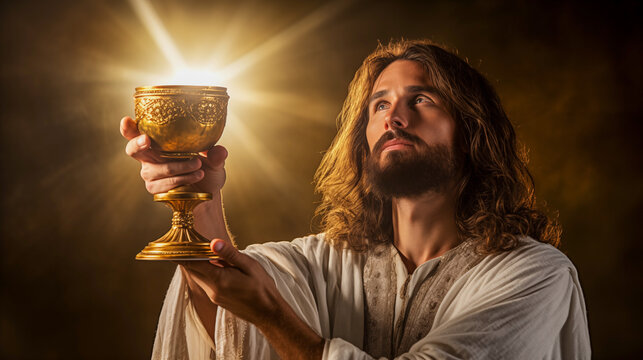 Jesus Christ and the Holy Grail. 