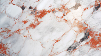 Zoom, gros plan sur un sol en marbre. Marbre coloré, orange. Arrière-plan pour conception et création graphique. - obrazy, fototapety, plakaty