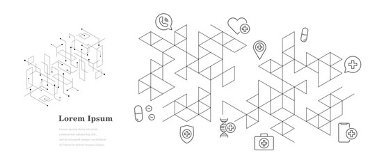 幾何学 抽象 三角形 医療 科学 アイコン 背景