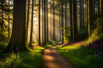 Rolgordijnen footpath in the woods © Sofia Saif