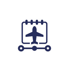vacation or trip planning icon