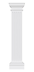 Obraz premium Marble antique columns and pillars of roman and greek architecture elements. Png transparency 