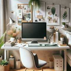 Sleek Home Office: A Space for Modern Productivity