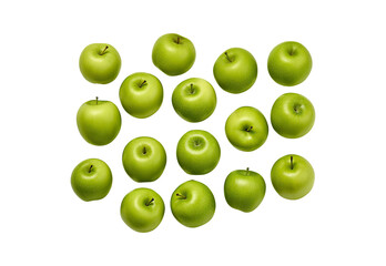 Many green apples