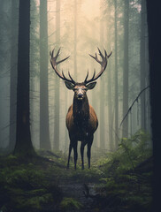 deer in the forest