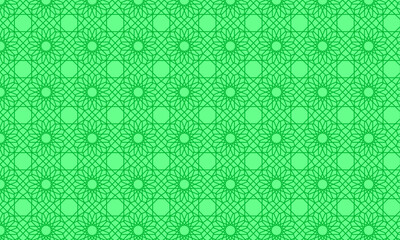 New Light Green Islamic Geometric Pattern Background 2