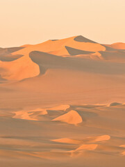 Sunrise over the desert, Peru