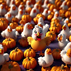 cute thanksgiving rooster