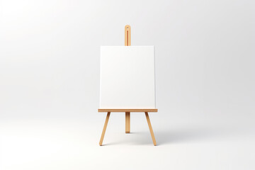 easel in an art studio, awaiting the creation of a masterpiece, with a backdrop of various art supplies and tools, setting the stage for artistic inspiration