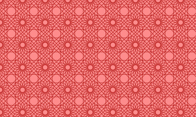 New Islamic light Red Geometric Pattern Background 6
