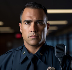portrait of a policeman