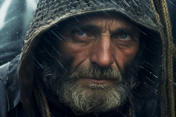 portrait of a fisherman