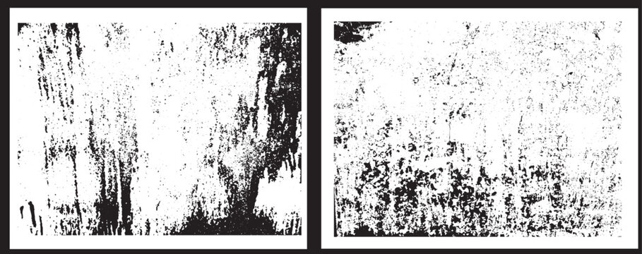 Weathered Old Grudge Paint. Rusty metallic surface concept vector
