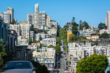 Lombard Street in San Francisco, California
