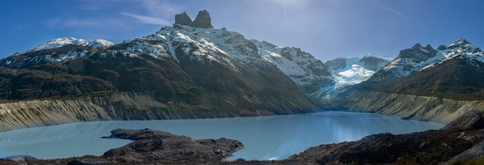 Glaciar Calluqueo as a panorama