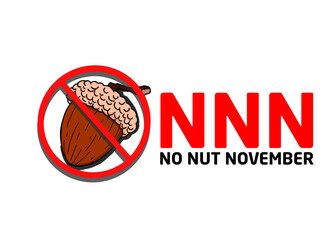 No Nut November Challenge - obrazy, fototapety, plakaty