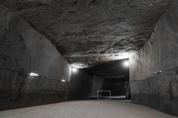 Inside the salt mine. Salt Museum. - obrazy, fototapety, plakaty