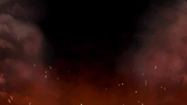 overlay effect of abstract  old  black background sky  light lighting fall  DVD  old tv screen noisy glitch and fire overlay white leak colourful light orange leak  transection glich overly broken mir