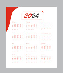 Calendar planner 2024