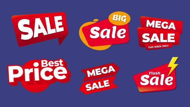 Big Sale, Super Sale, Flash Sale, Mega Sale, Best Price Shopping  template Green Screen Video for social media and website.Special Offer Flash Sale campaign