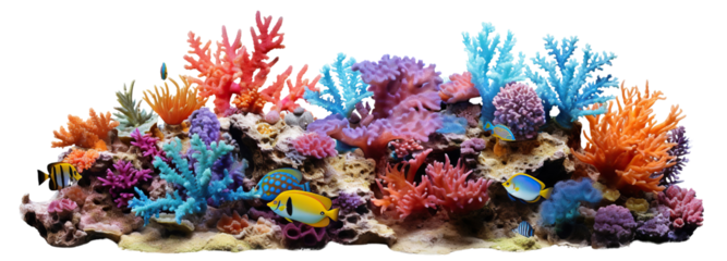 Coral reef cut out