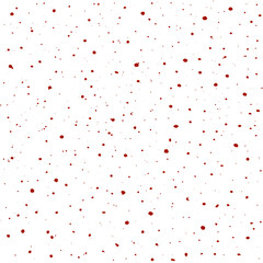 赤いグランジのテクスチャ - 複数の飛び散った血液や液体のイメージ素材