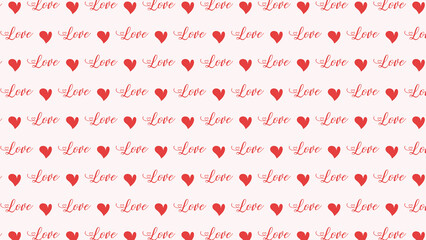 Love background with hearts