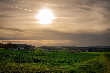 Strahlungen, Franken, Rhön, Dorf, Herbst