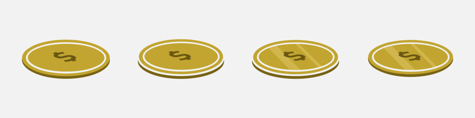 Golden coin