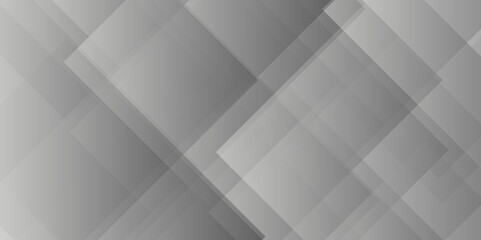 Fototapeta premium Abstract background with lines. Abstract minimal geometric white and gray light background design. white paper transparent material in triangle technology and square.