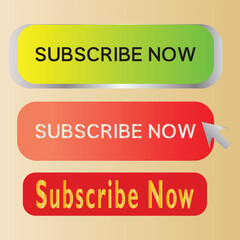 Fototapeta premium There is neon signage for subscribers now. Text Design Template: Neon Sign Subscription Now 