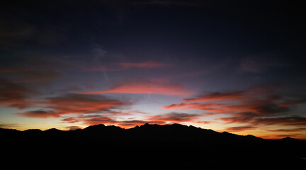 Sunrise over the Arizona desert