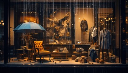 Photo of a Vibrant Showcase of Fashion and Rainy Day Accessories