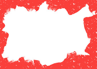 ポップなフレーム　ペイント風