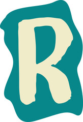 Alphabet Ransom Letter R