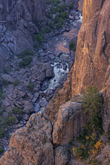 Autumn landscape of the Black Canyon of the Gunnison National Park, Colorado, USA