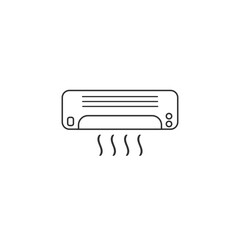 Air conditioning icon design vector template