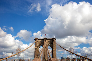 Fototapeta premium Brooklyn Bridge Elegance - New York City Icon