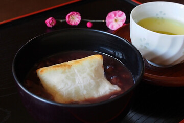 おしること緑茶