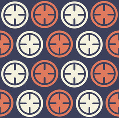 flower as geometric seamless pattern.