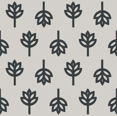 flower as geometric seamless pattern.