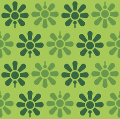flower as geometric seamless pattern.