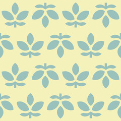 flower as geometric seamless pattern.