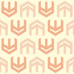 flower as geometric seamless pattern.